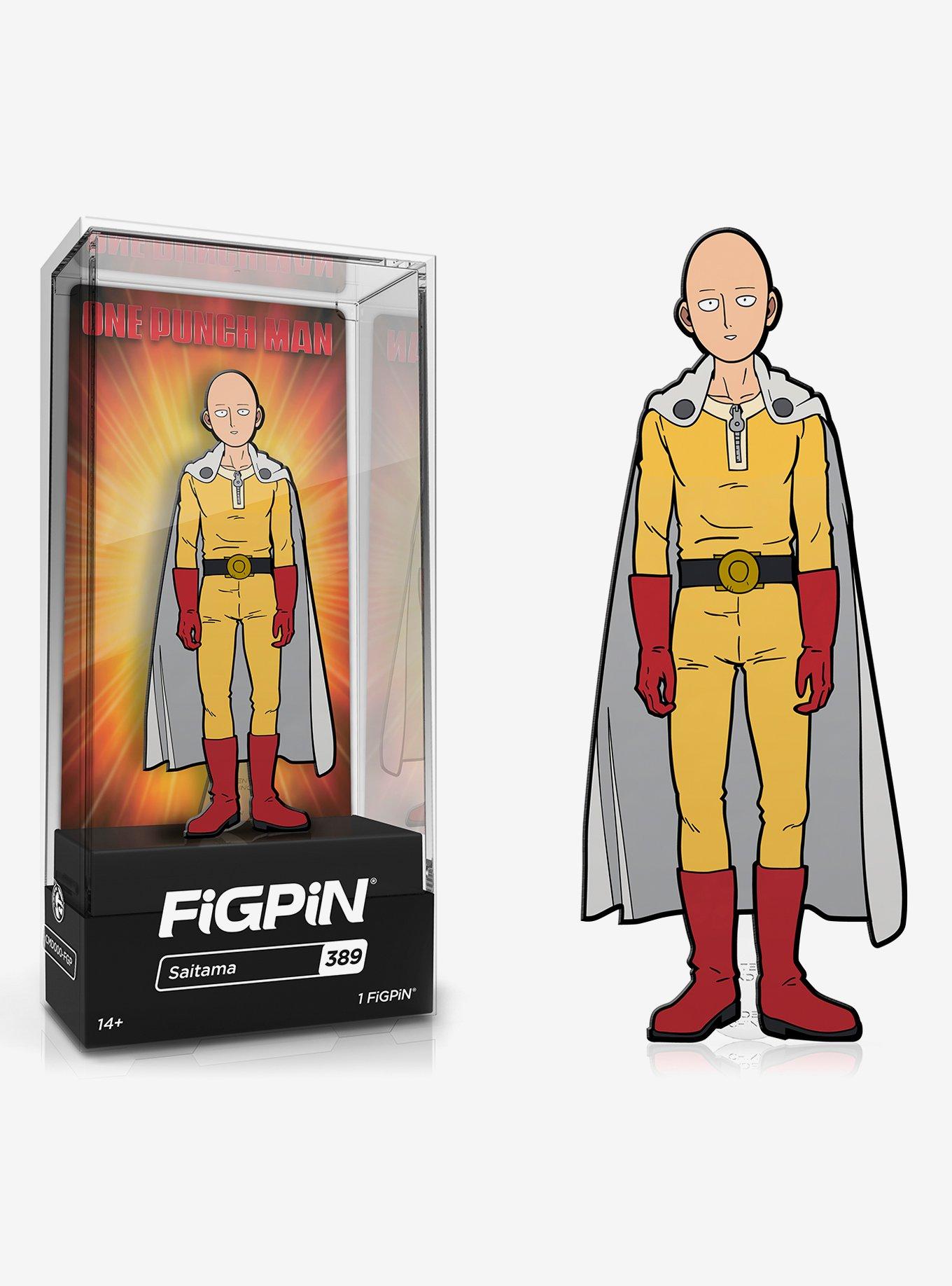 FiGPiN One Punch Man Saitama Enamel Pin, , hi-res