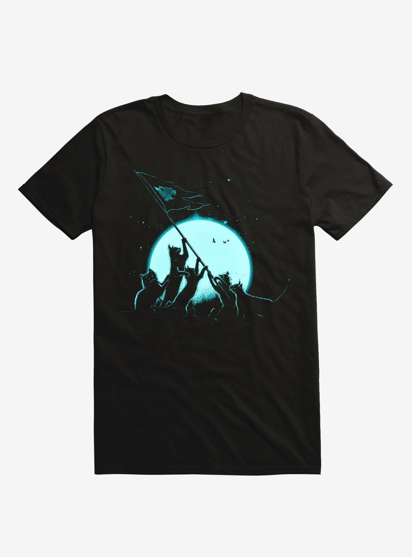 Freedom Cats Black T-Shirt, , hi-res