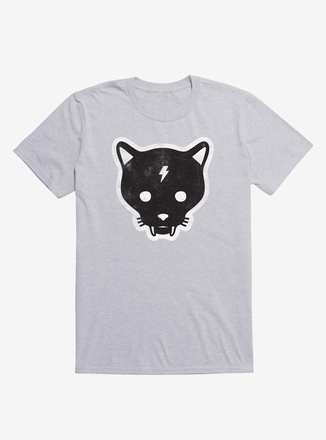 Gato Negro Cat Sport Grey T-Shirt, , hi-res