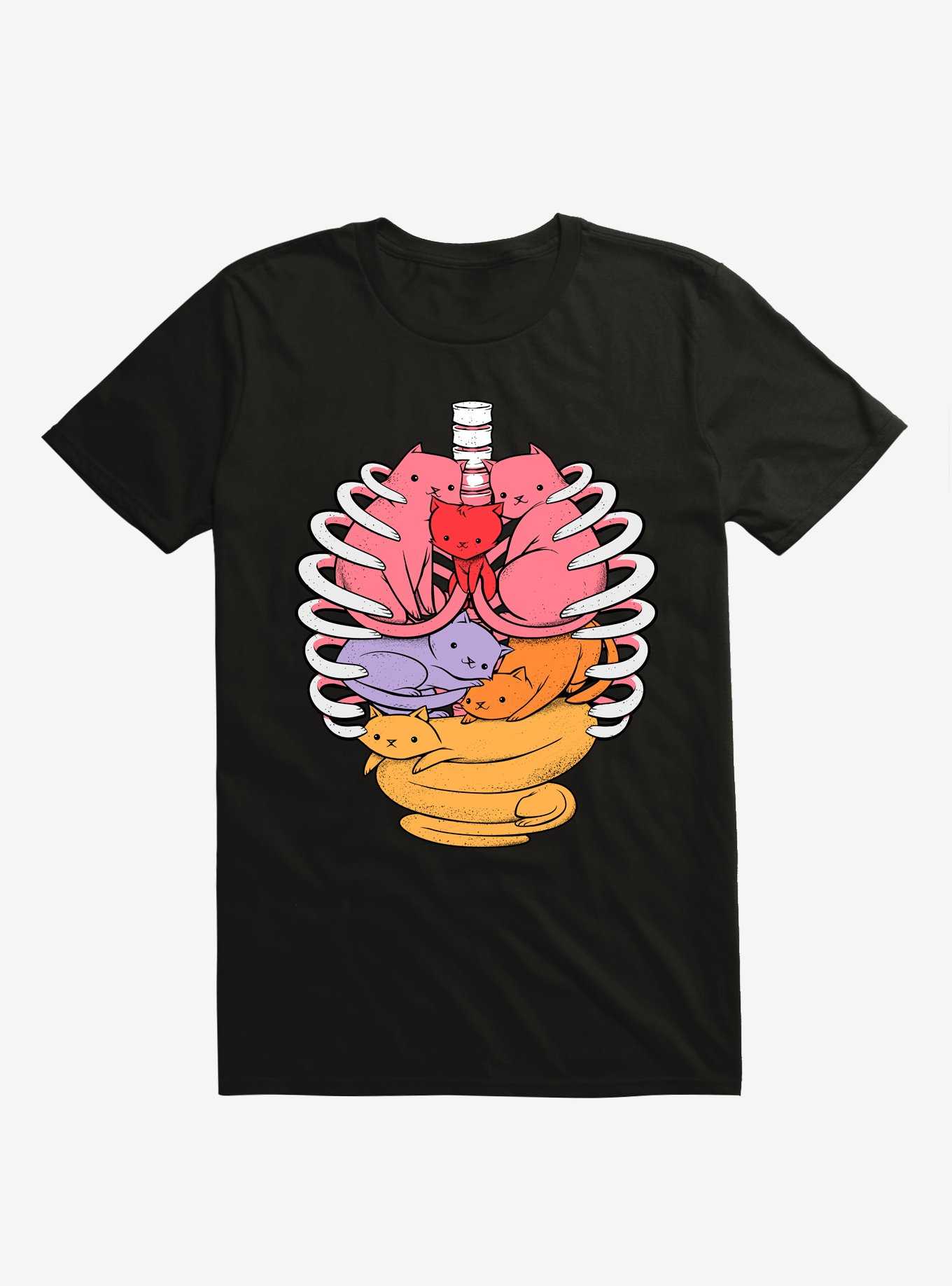 Anatomicat Anatomy Cat Black T-Shirt, , hi-res