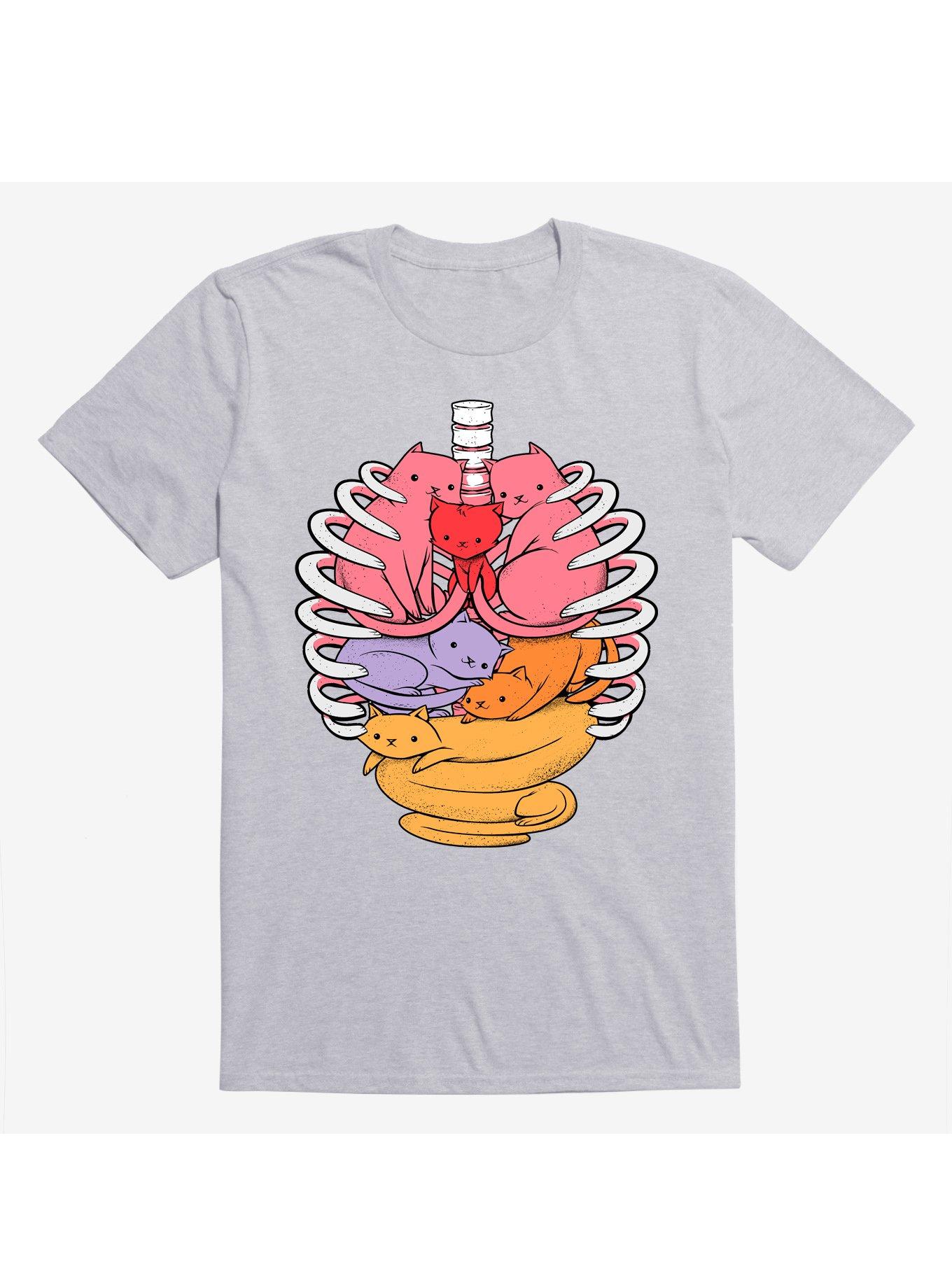 Anatomicat Anatomy Cat Sport Grey T-Shirt, , hi-res
