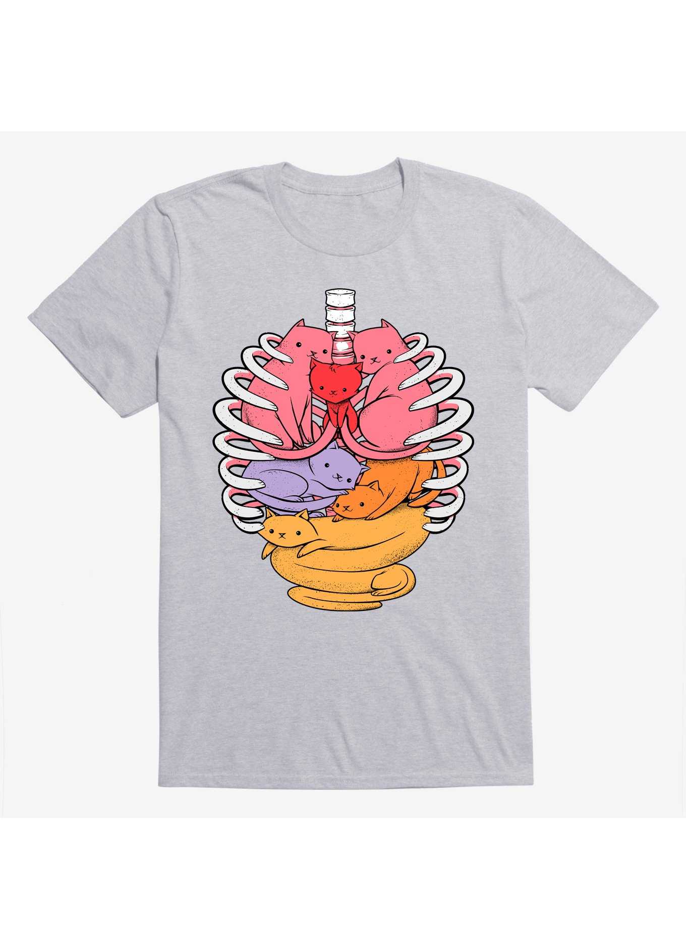 Anatomicat Anatomy Cat Sport Grey T-Shirt, , hi-res