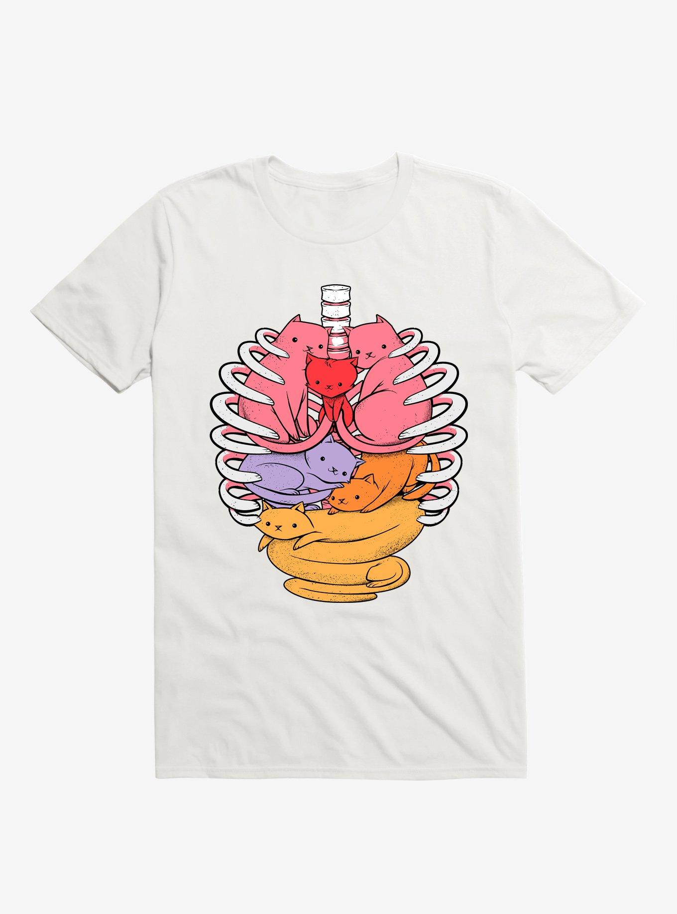 Anatomicat Anatomy Cat White T-Shirt, , hi-res