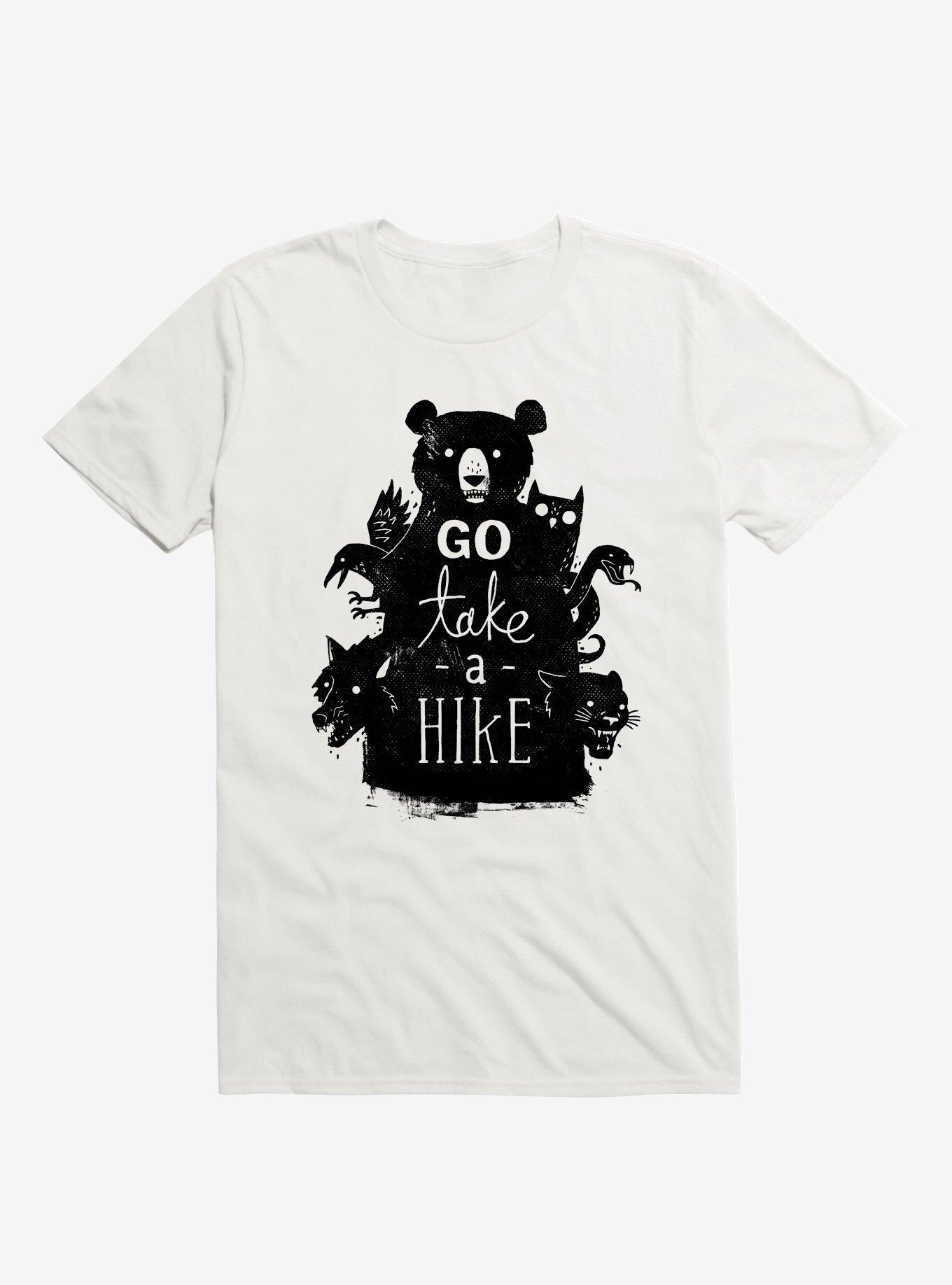 Go Take A Hike Wildlife White T-Shirt, , hi-res