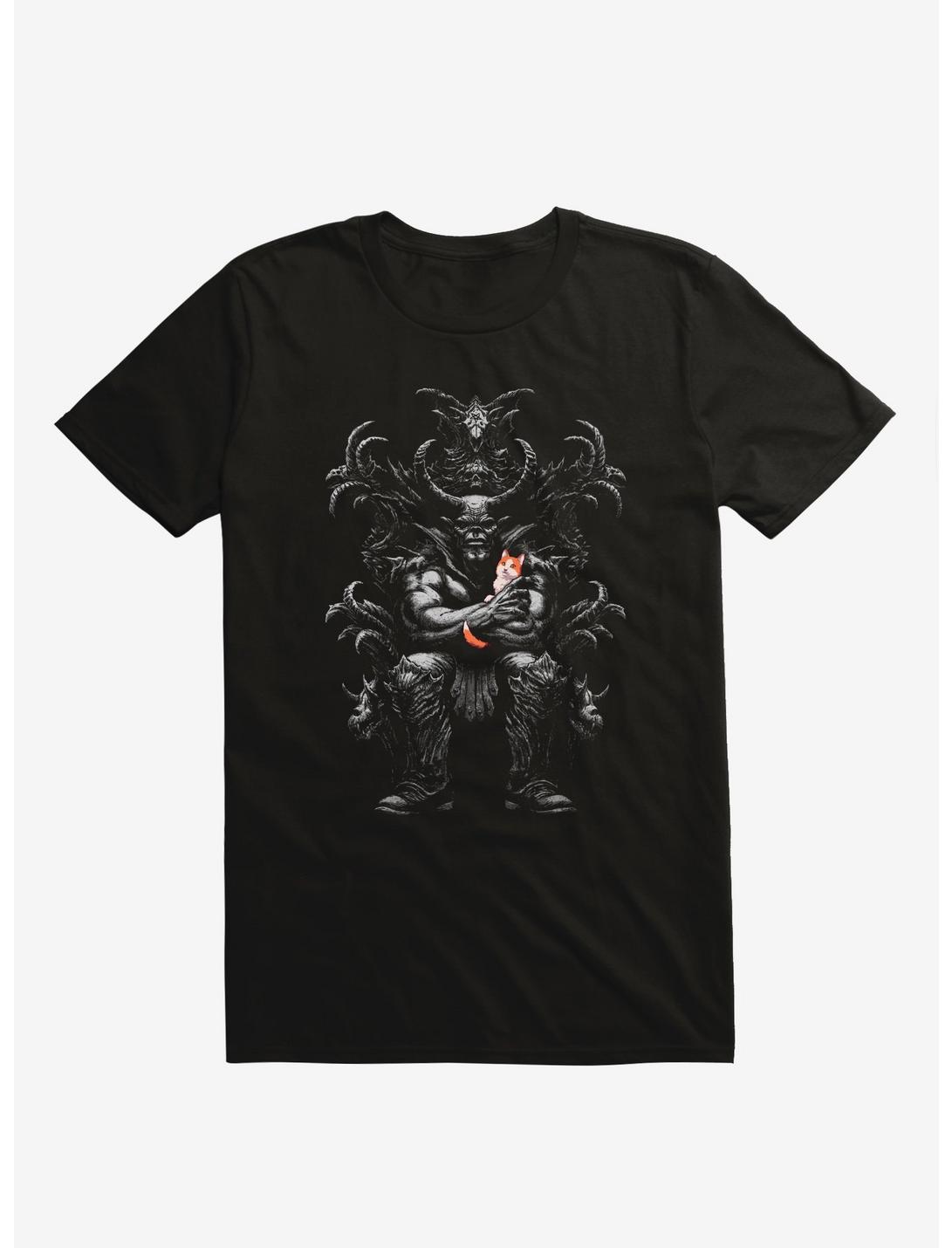 Ark Lords Pet Cat Black T-Shirt, BLACK, hi-res