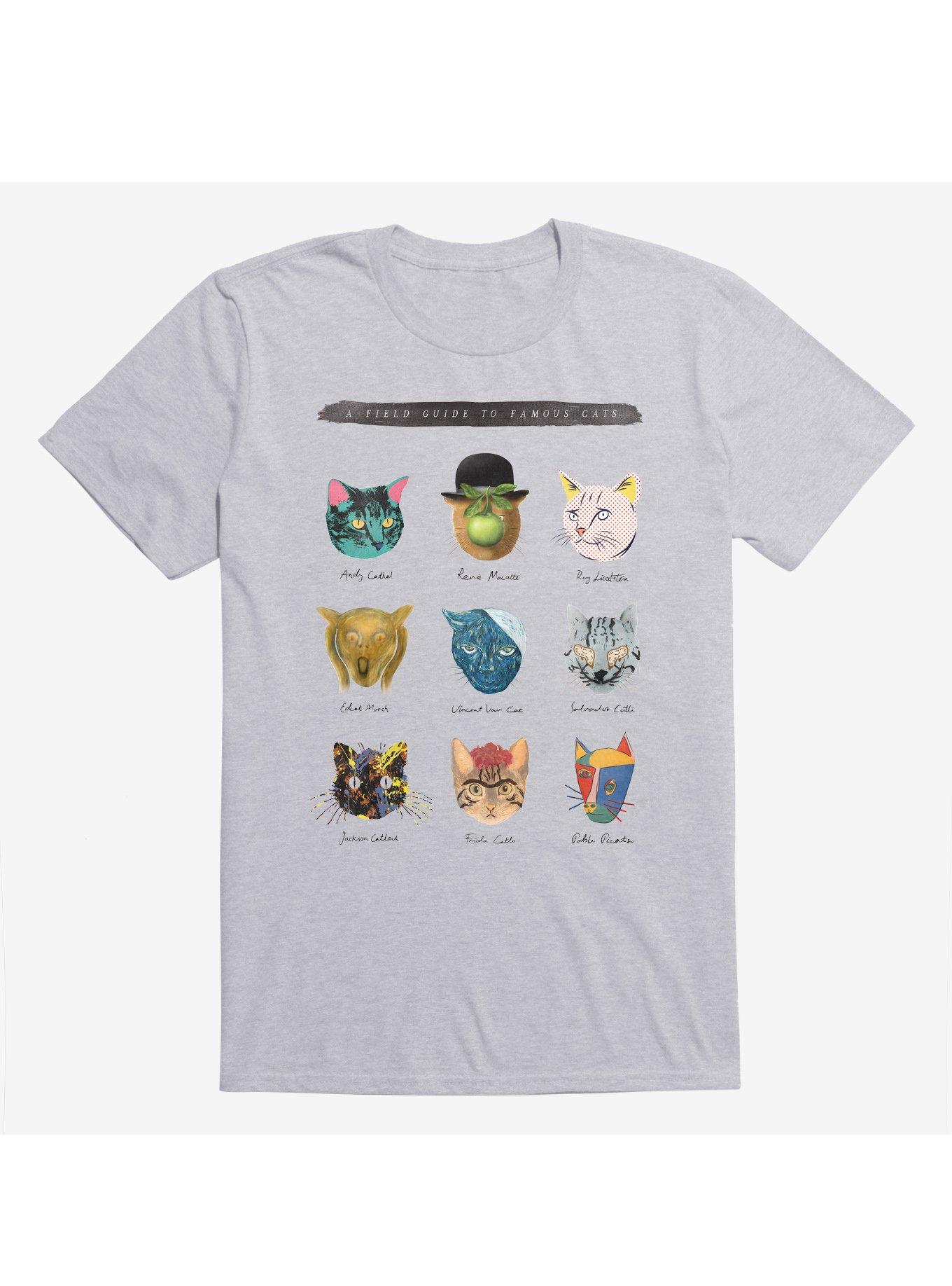 Art&Meow Artist Cats Sport Grey T-Shirt, SPORT GRAY, hi-res