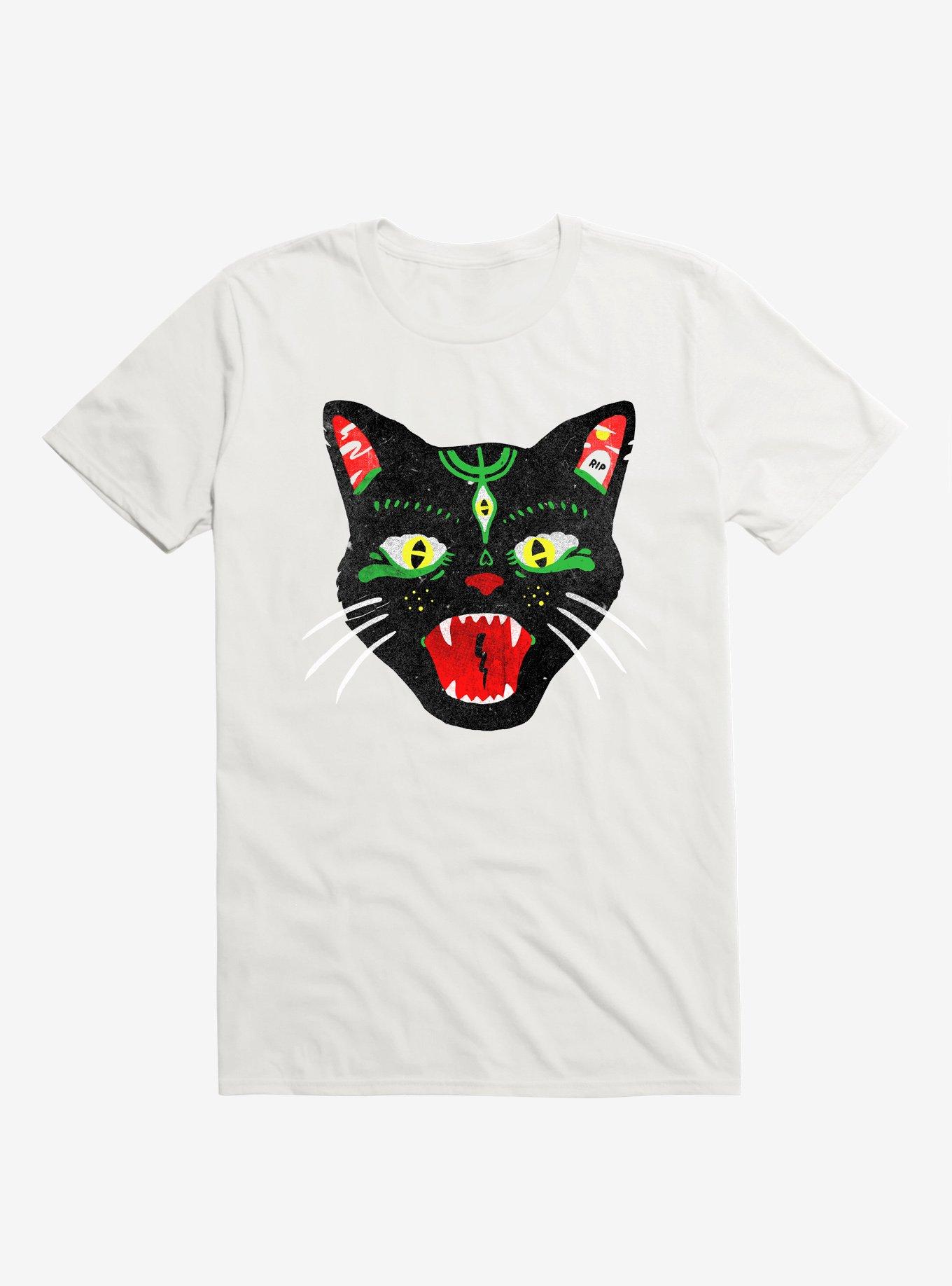 Hellcat White T-Shirt, WHITE, hi-res