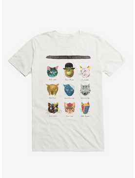 Art&Meow Artist Cats White T-Shirt, , hi-res