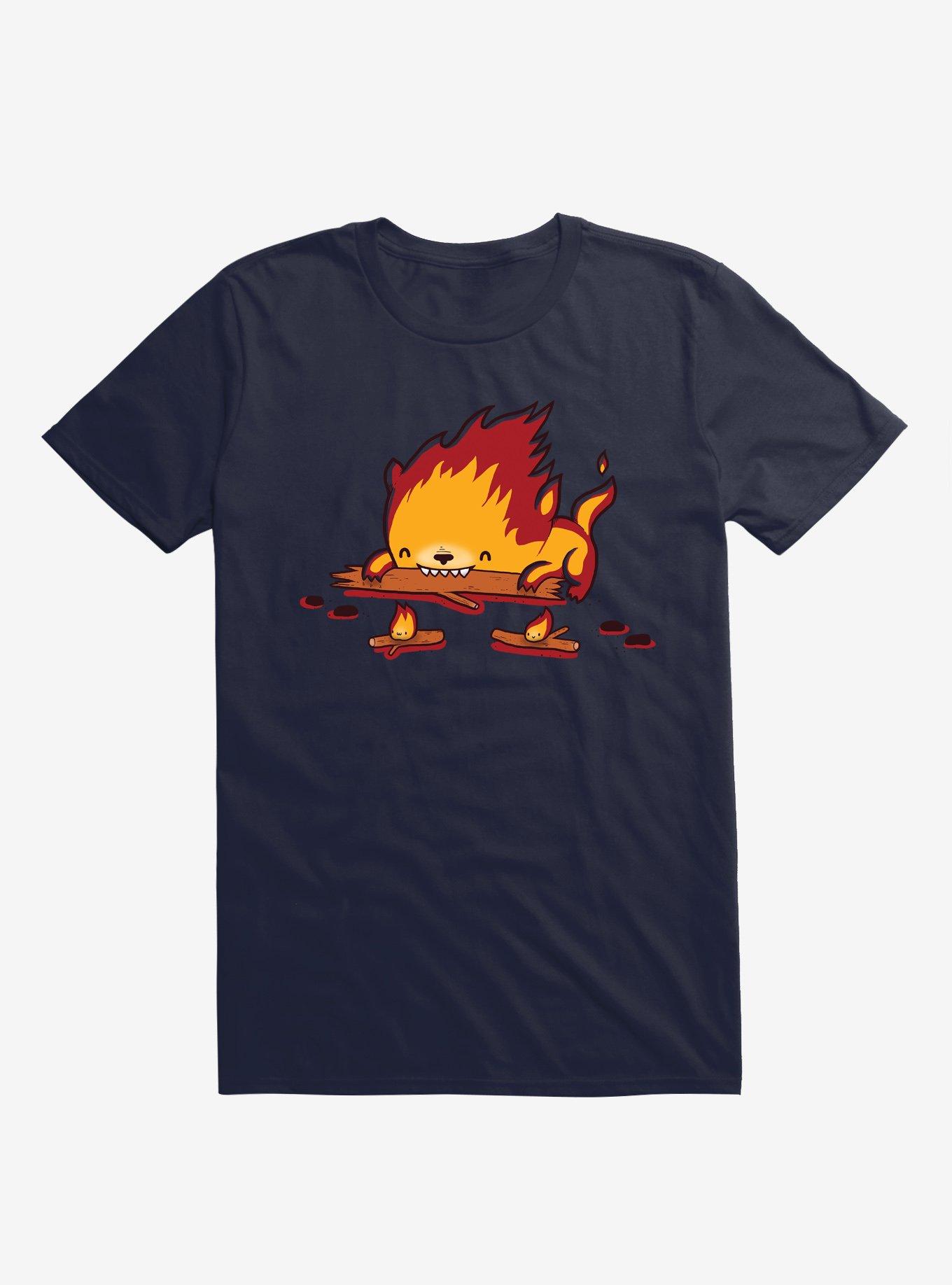 His Burn Is Worse Than His Bite Pet Navy Blue T-Shirt, , hi-res