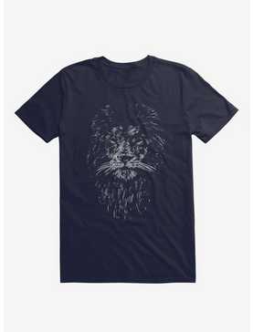 Black Lion Navy Blue T-Shirt, , hi-res