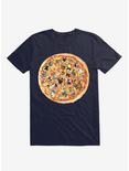If The Internet Was A Pizza Cat Navy Blue T-Shirt, NAVY, hi-res