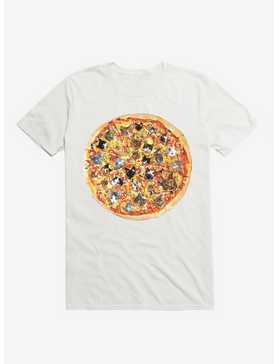 If The Internet Was A Pizza Cat White T-Shirt, , hi-res