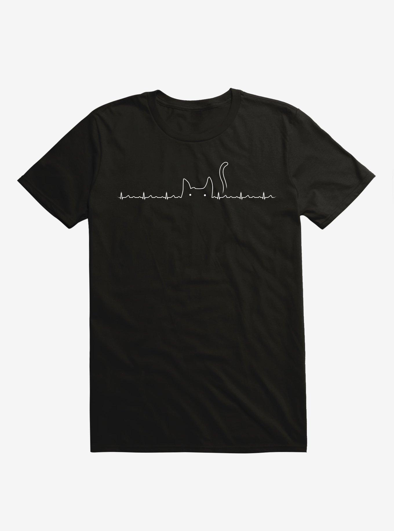 THRDLESS Cat Lover Black T-Shirt
