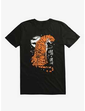 Jewel Of India Tiger Black T-Shirt, , hi-res