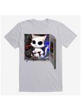 Cat Piloted Cyborg Sport Grey T-Shirt, SPORT GRAY, hi-res