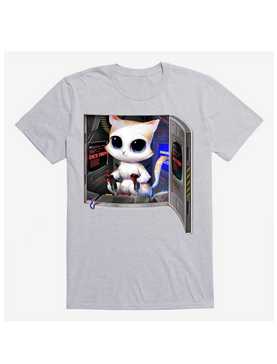 Cat Piloted Cyborg Sport Grey T-Shirt, , hi-res