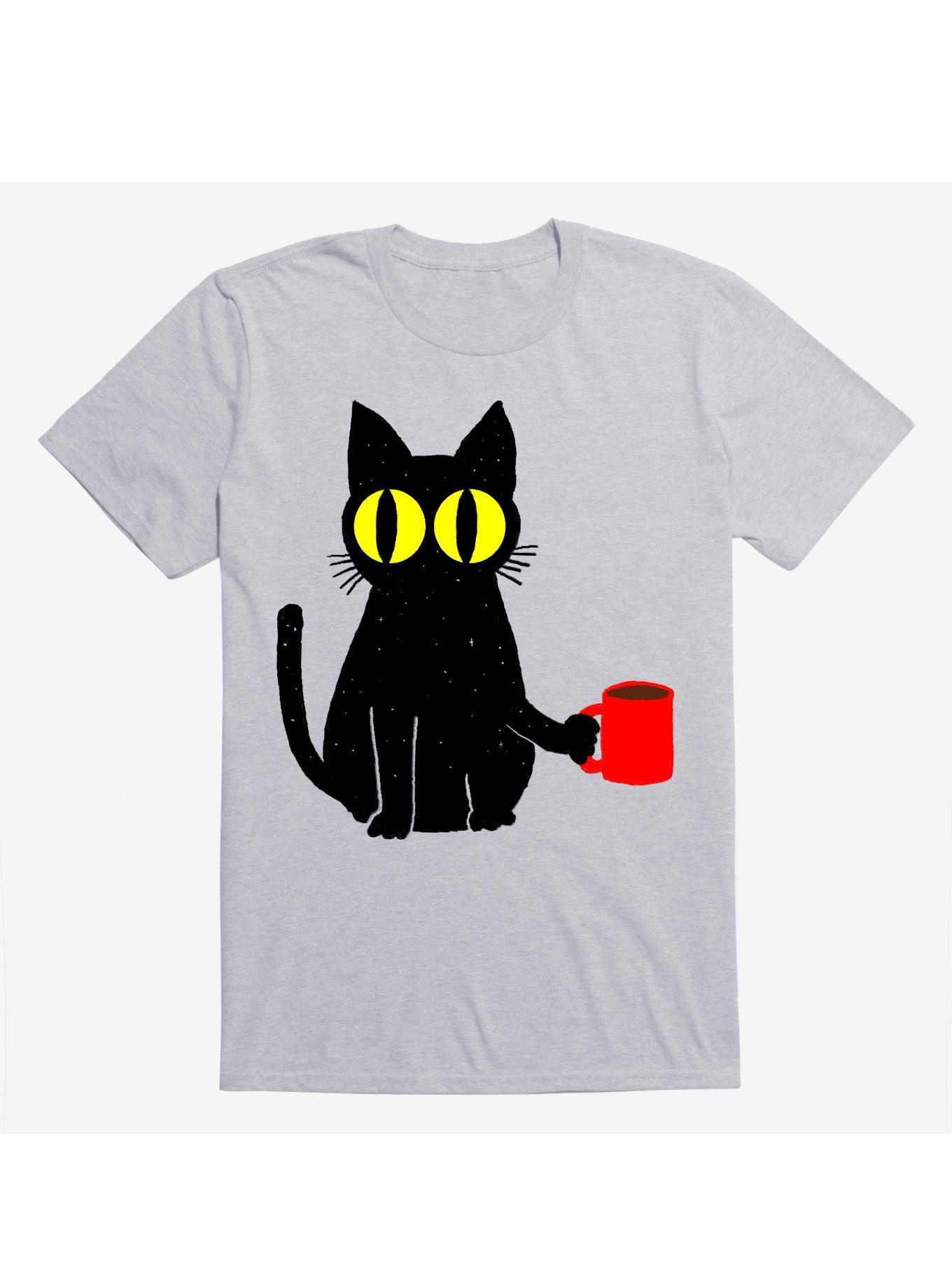 THRDLESS Catfeine Cat Sport Grey T-Shirt