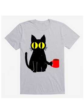 Catfeine Cat Sport Grey T-Shirt, , hi-res