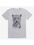 Lovely Leopard Hearts Sport Grey T-Shirt, SPORT GRAY, hi-res