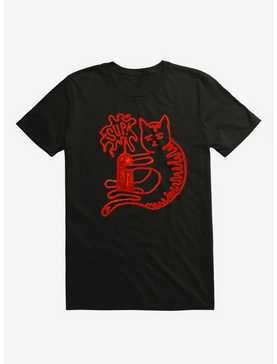 Catsup Cat Ketchup Black T-Shirt, , hi-res