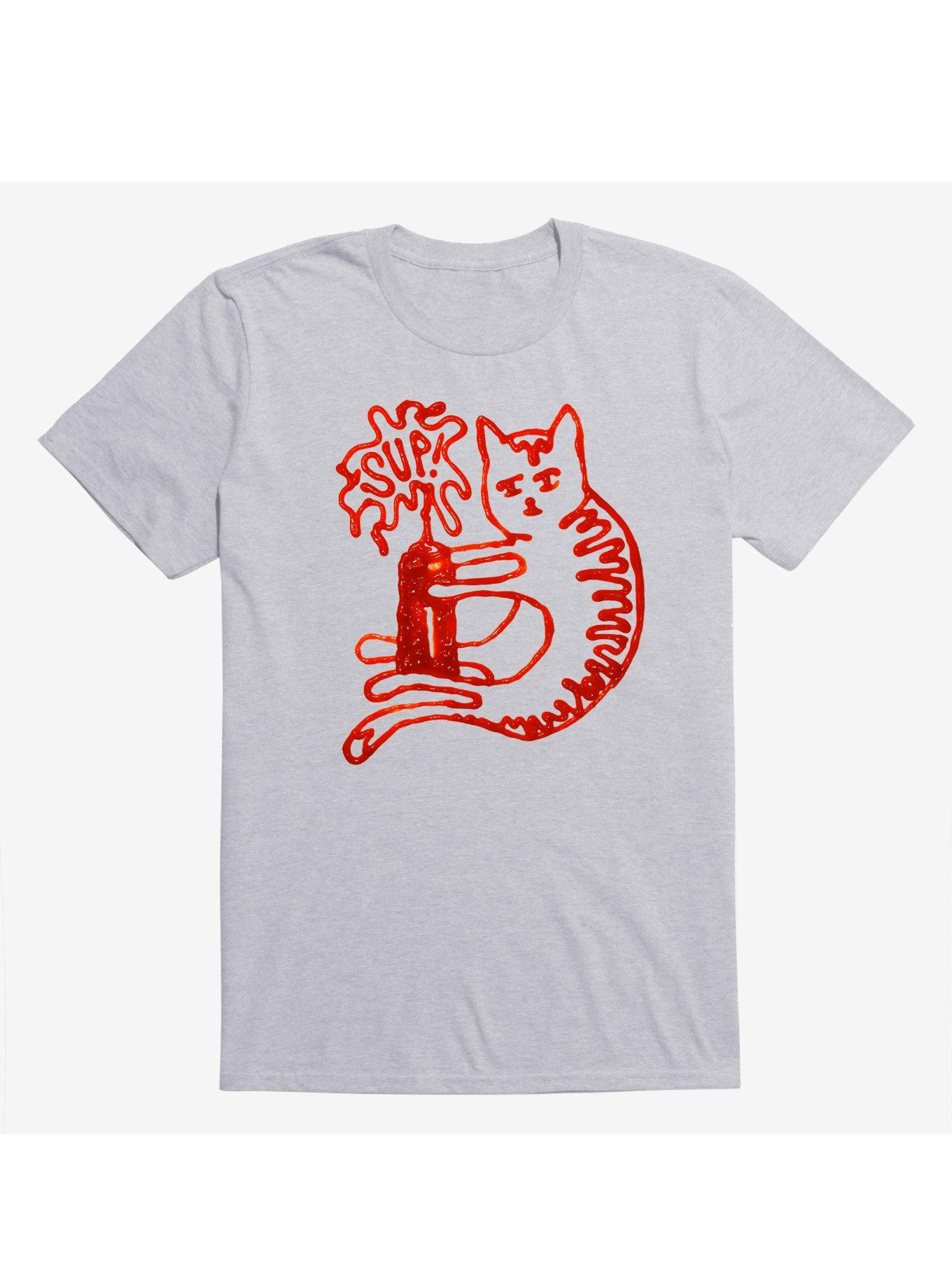 Catsup Cat Ketchup Sport Grey T-Shirt, , hi-res