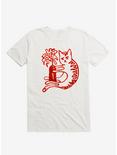 Catsup Cat Ketchup White T-Shirt, WHITE, hi-res