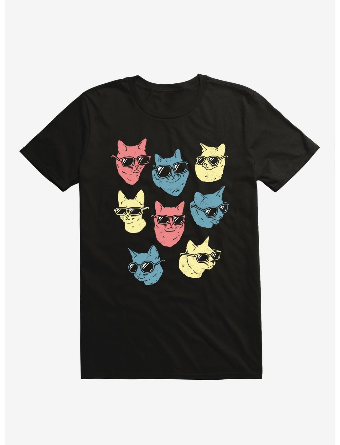 Cool Cats Black T-Shirt, BLACK, hi-res