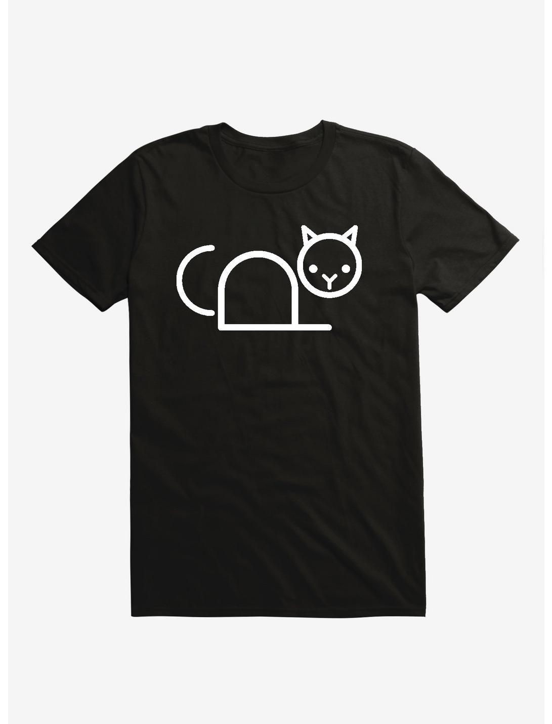 Copy Cat Black T-Shirt, BLACK, hi-res