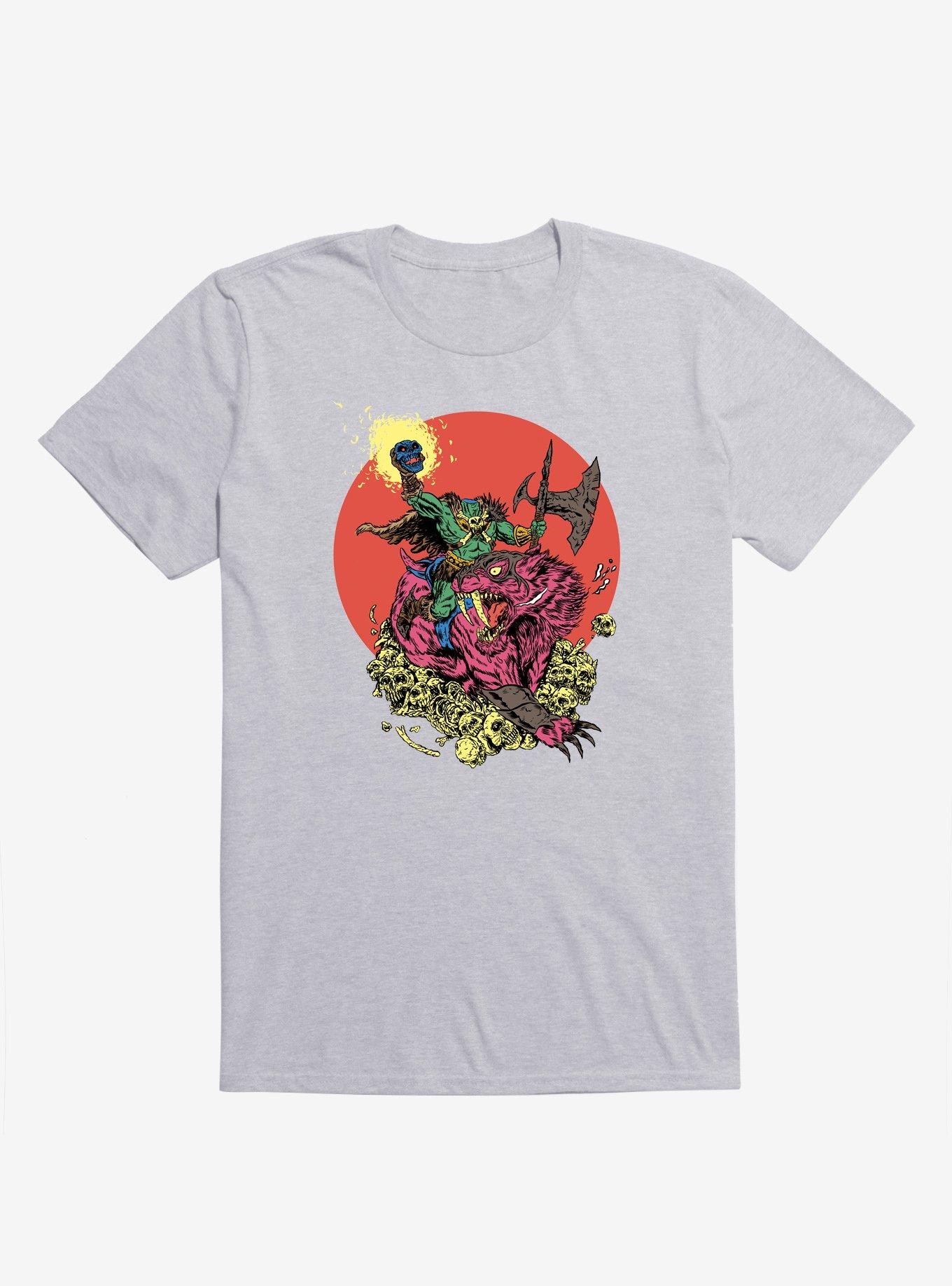 Monster Metal Skull Sport Grey T-Shirt, , hi-res