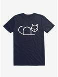 Copy Cat Navy Blue T-Shirt, NAVY, hi-res