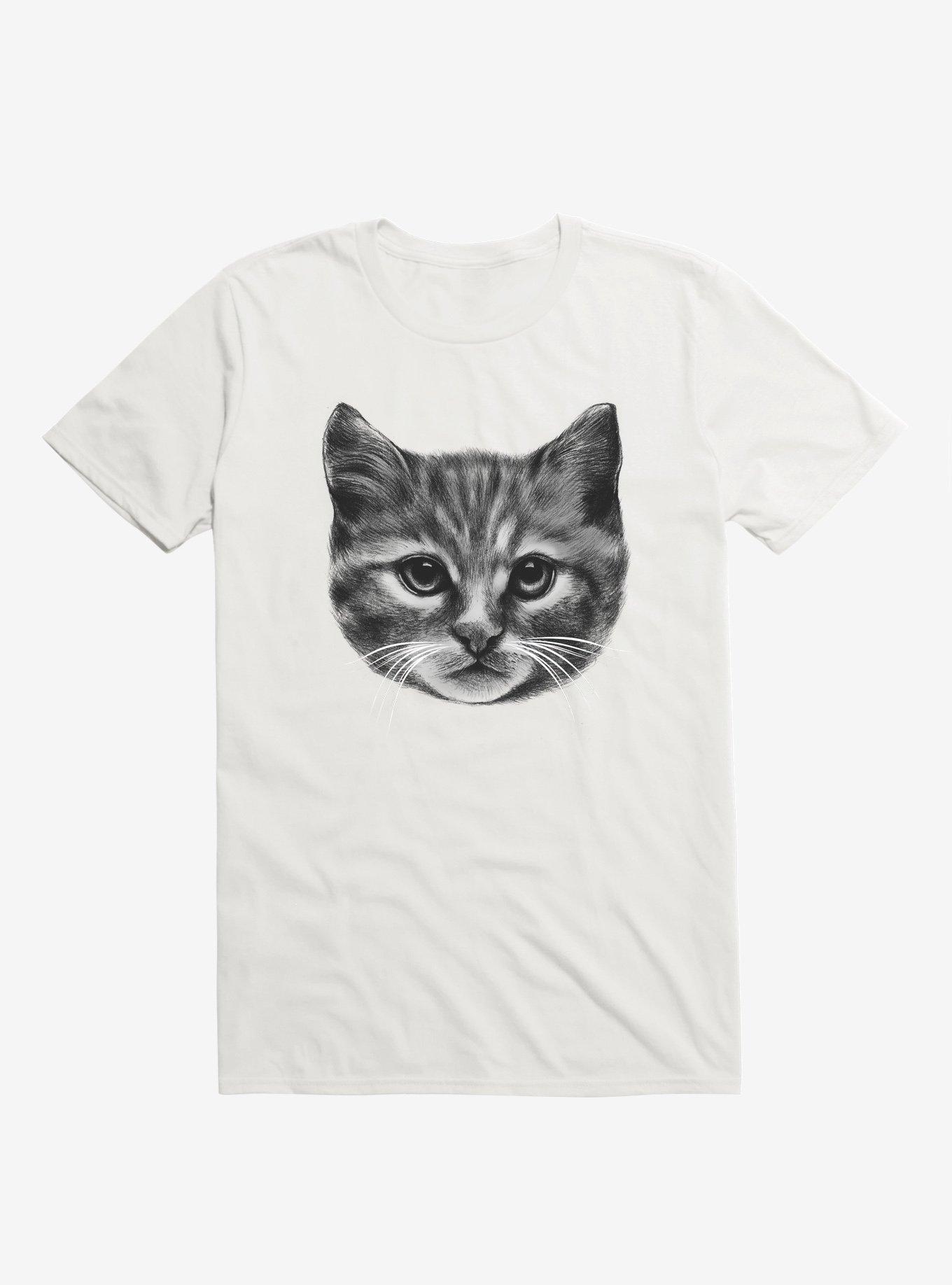 Everybody Wants To Be A Cat White T-Shirt, , hi-res