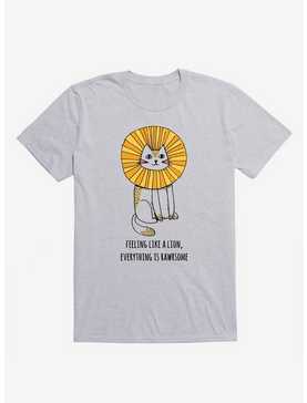 Everything Is Rawrsome Cat Sport Grey T-Shirt, , hi-res