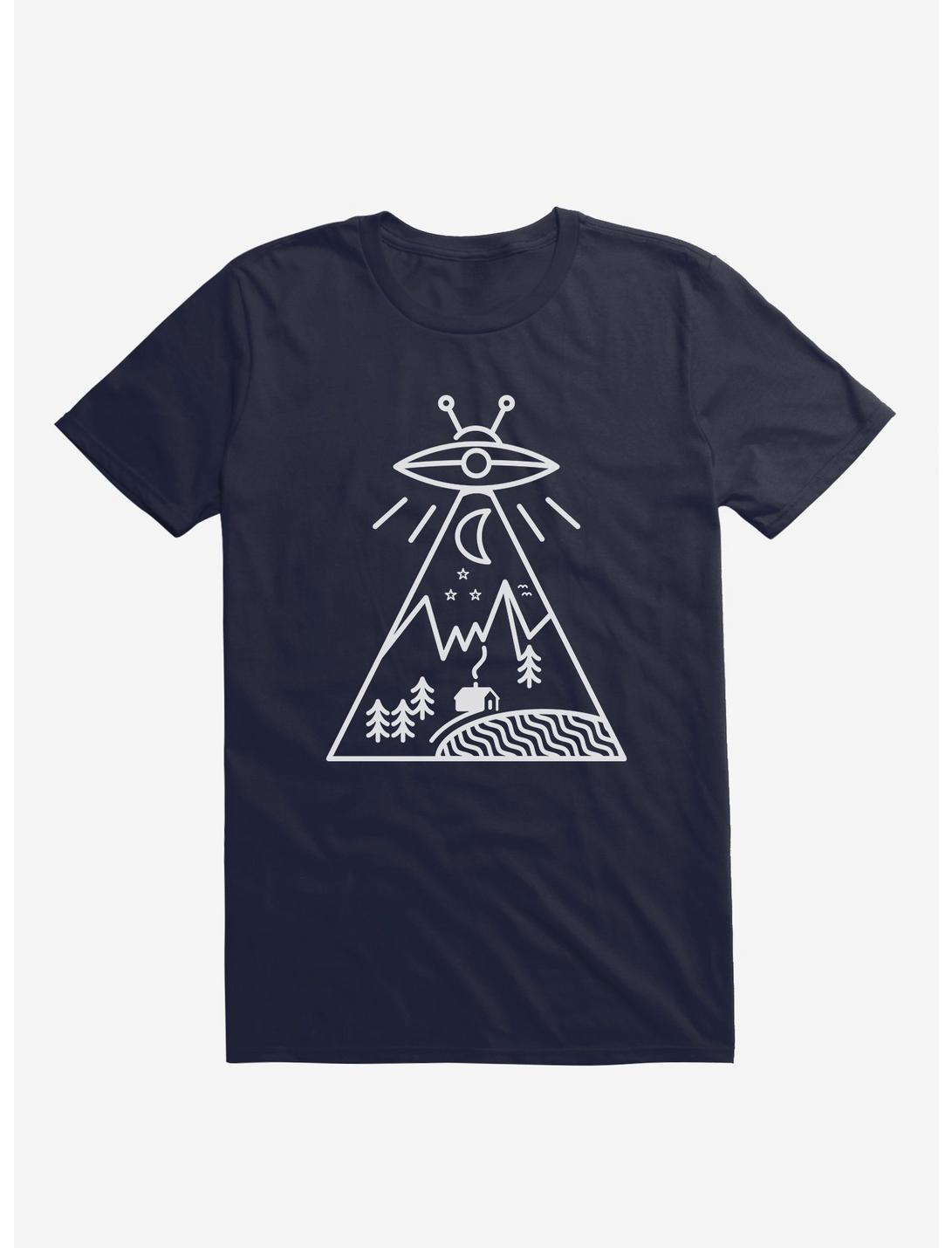 They Made Us Alien Navy Blue T-Shirt, NAVY, hi-res