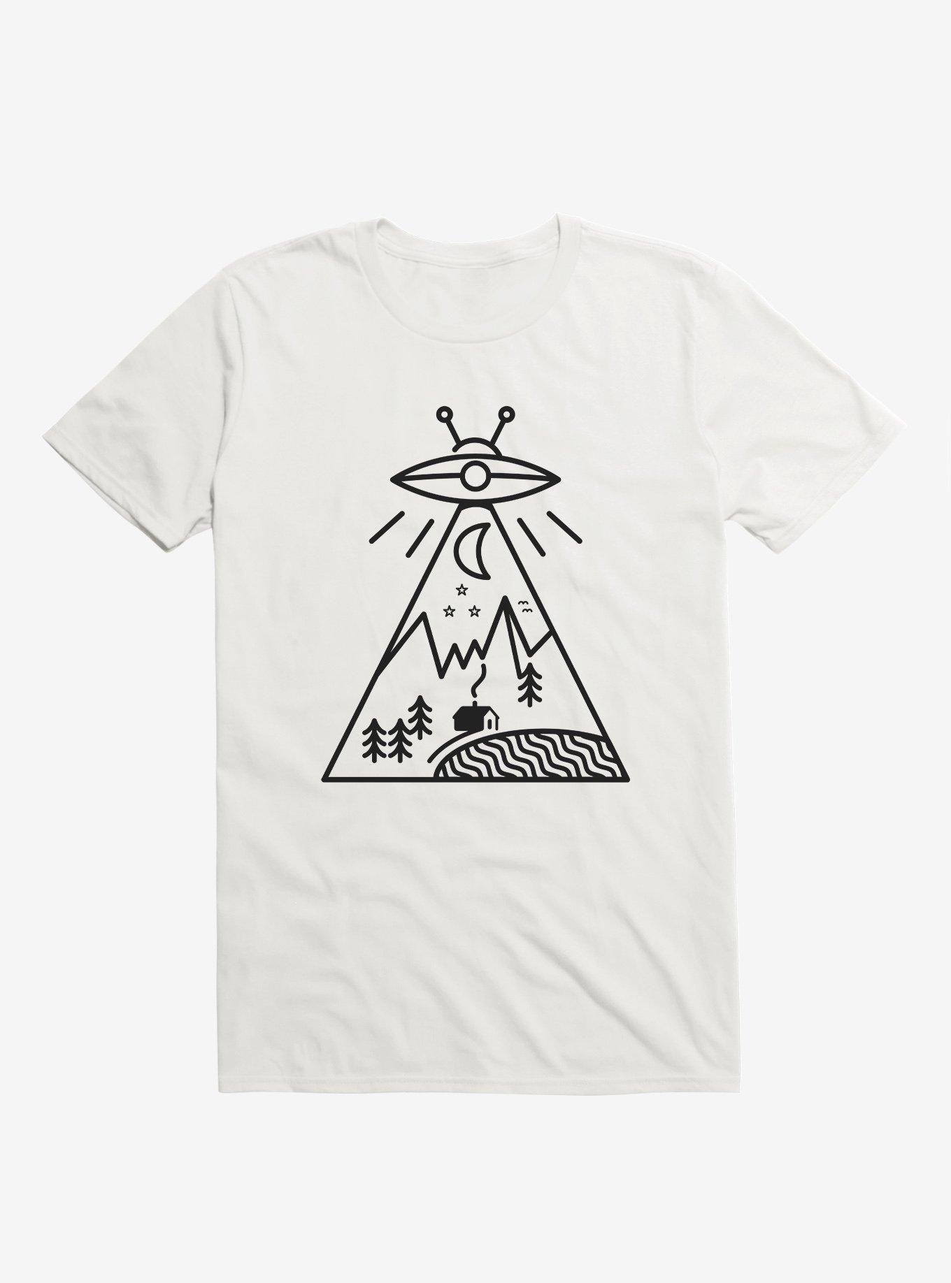 They Made Us Alien White T-Shirt, , hi-res