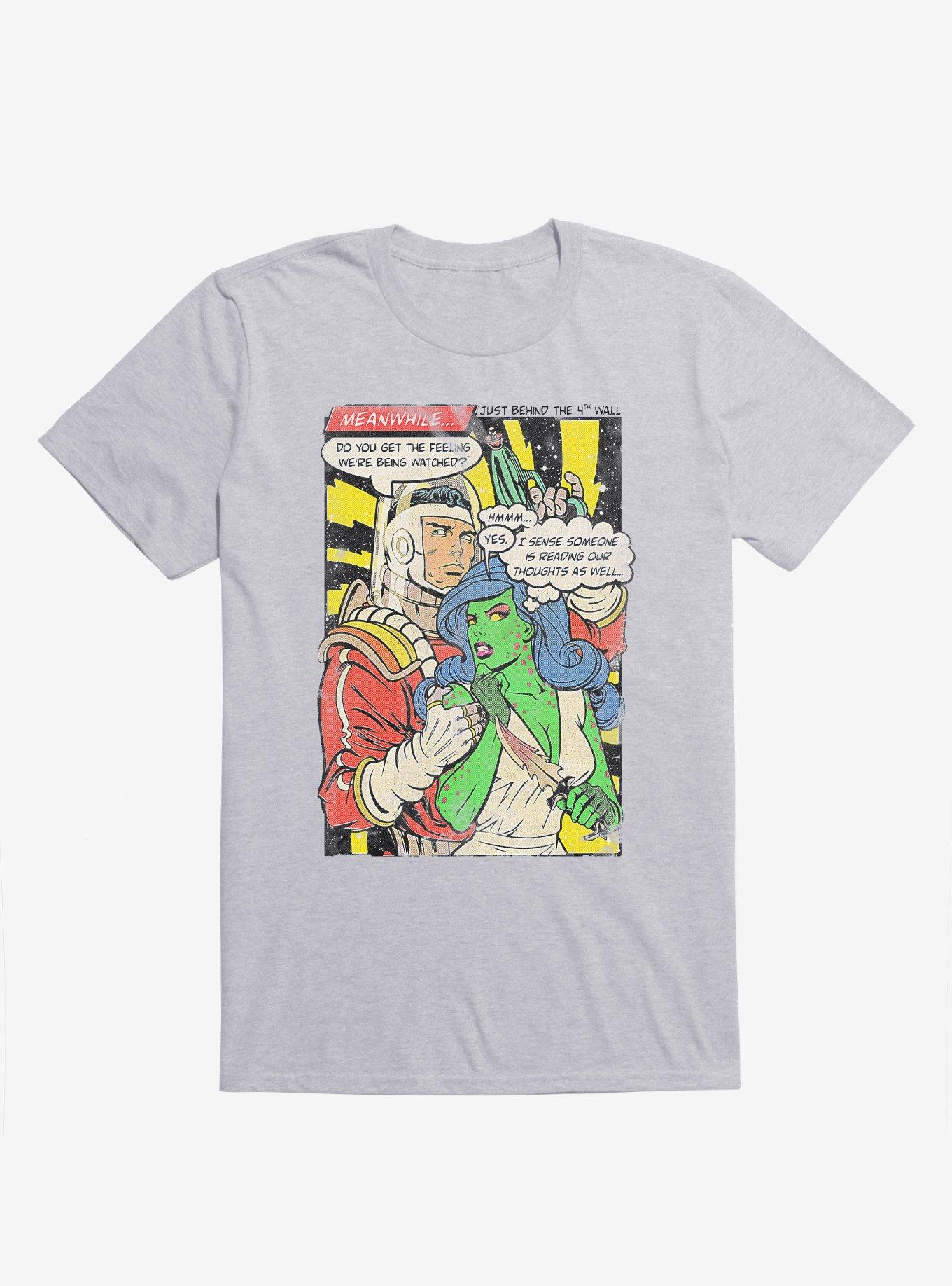 Through The 4th Wall Comic Sport Grey T-Shirt, SPORT GRAY, hi-res