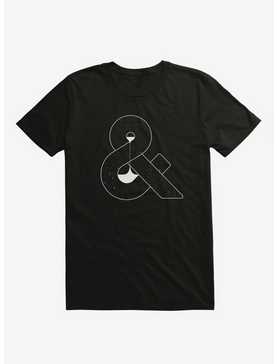 Time & Space Ampersand Black T-Shirt, , hi-res