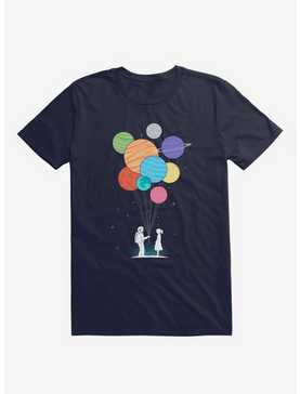 You Are My Universe Astronaut & Planets Navy Blue T-Shirt, , hi-res