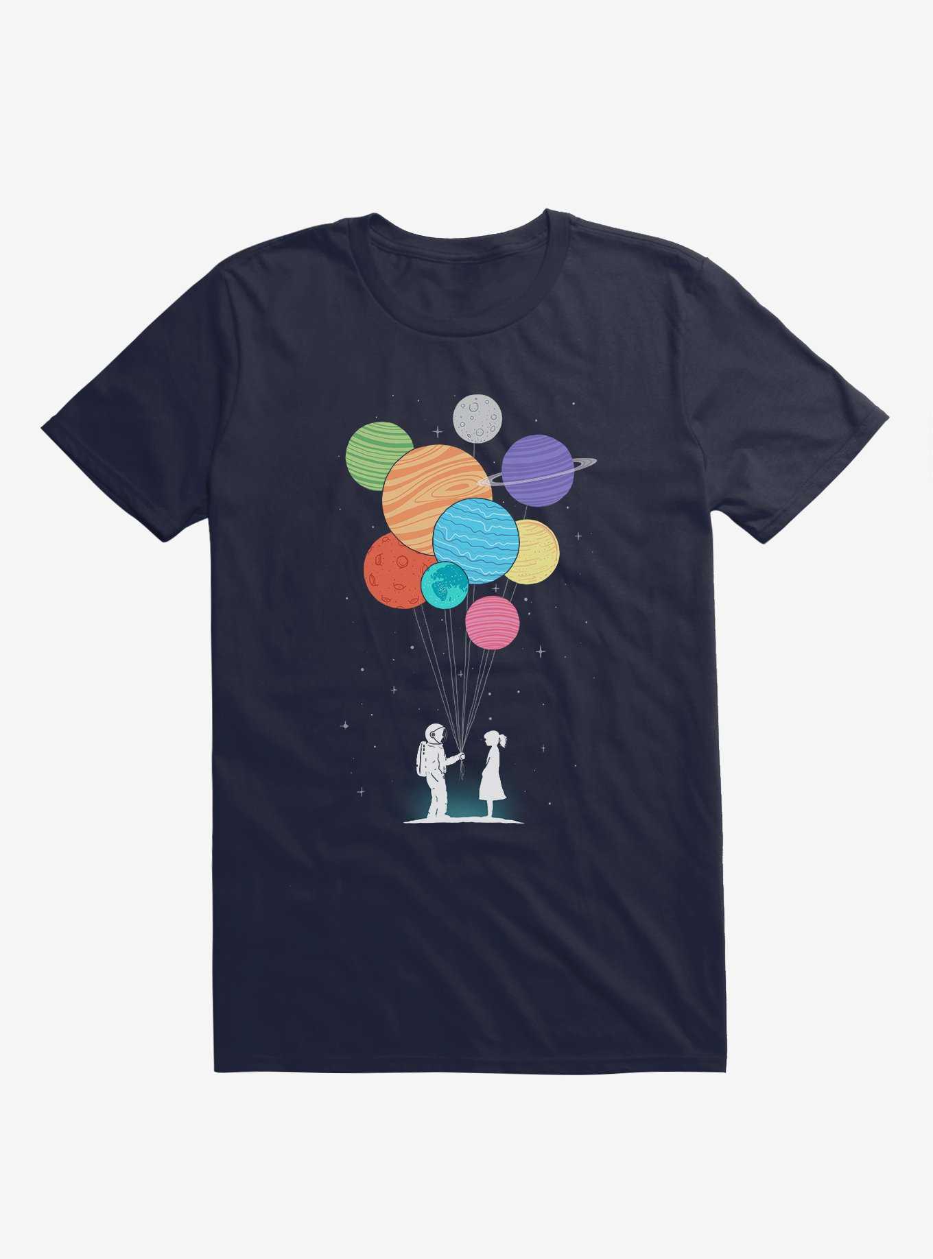 You Are My Universe Astronaut & Planets Navy Blue T-Shirt, , hi-res