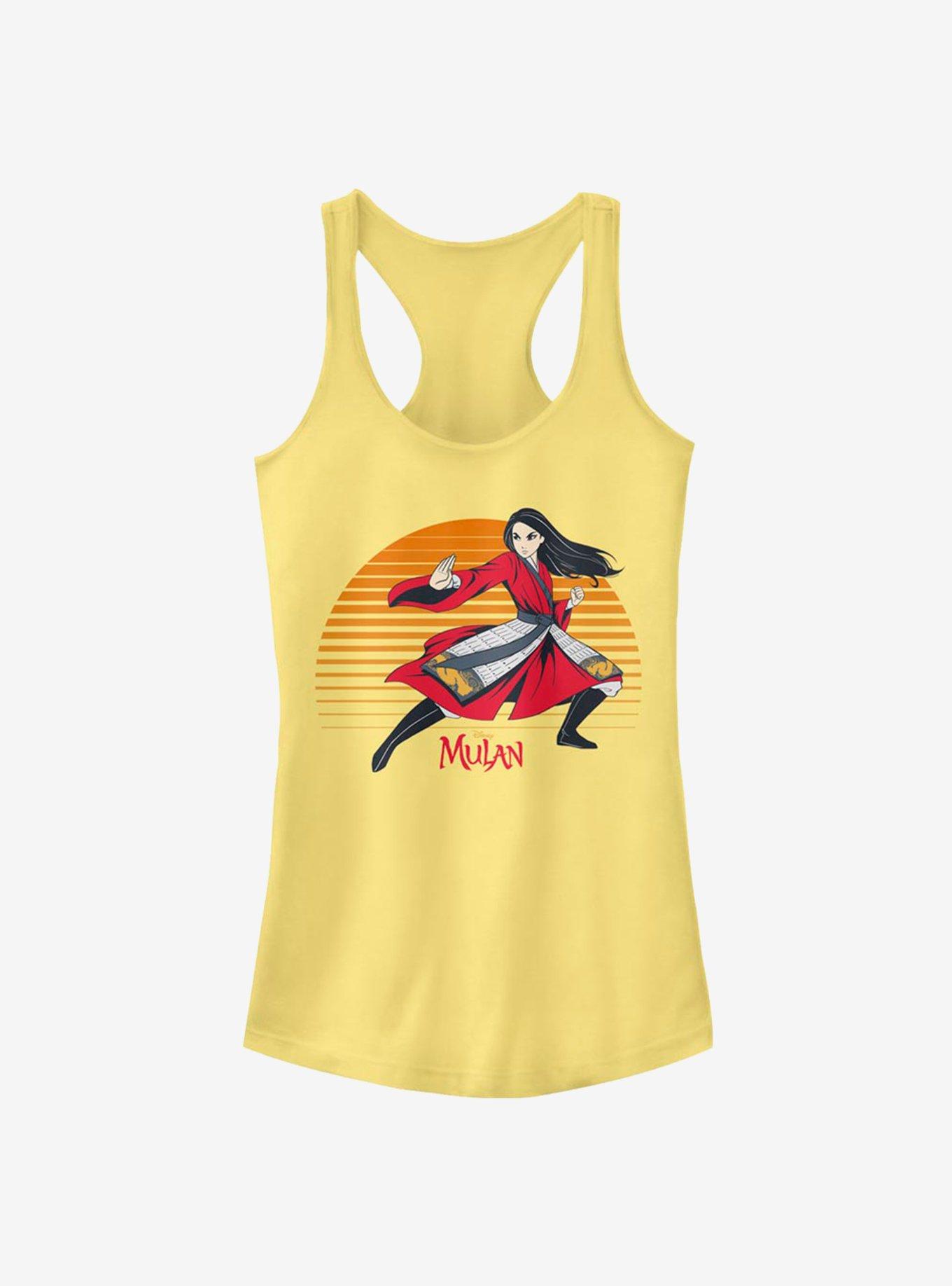 Disney Mulan Live Action Sunset Girls Tank, BANANA, hi-res