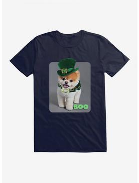 Boo The World's Cutest Dog Leprechaun Outfit T-Shirt, NAVY, hi-res