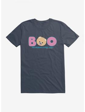 Boo The World's Cutest Dog Name Logo T-Shirt, LAKE, hi-res