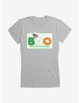 Boo The World's Cutest Dog St. Patrick's Name Logo Girls T-Shirt, , hi-res