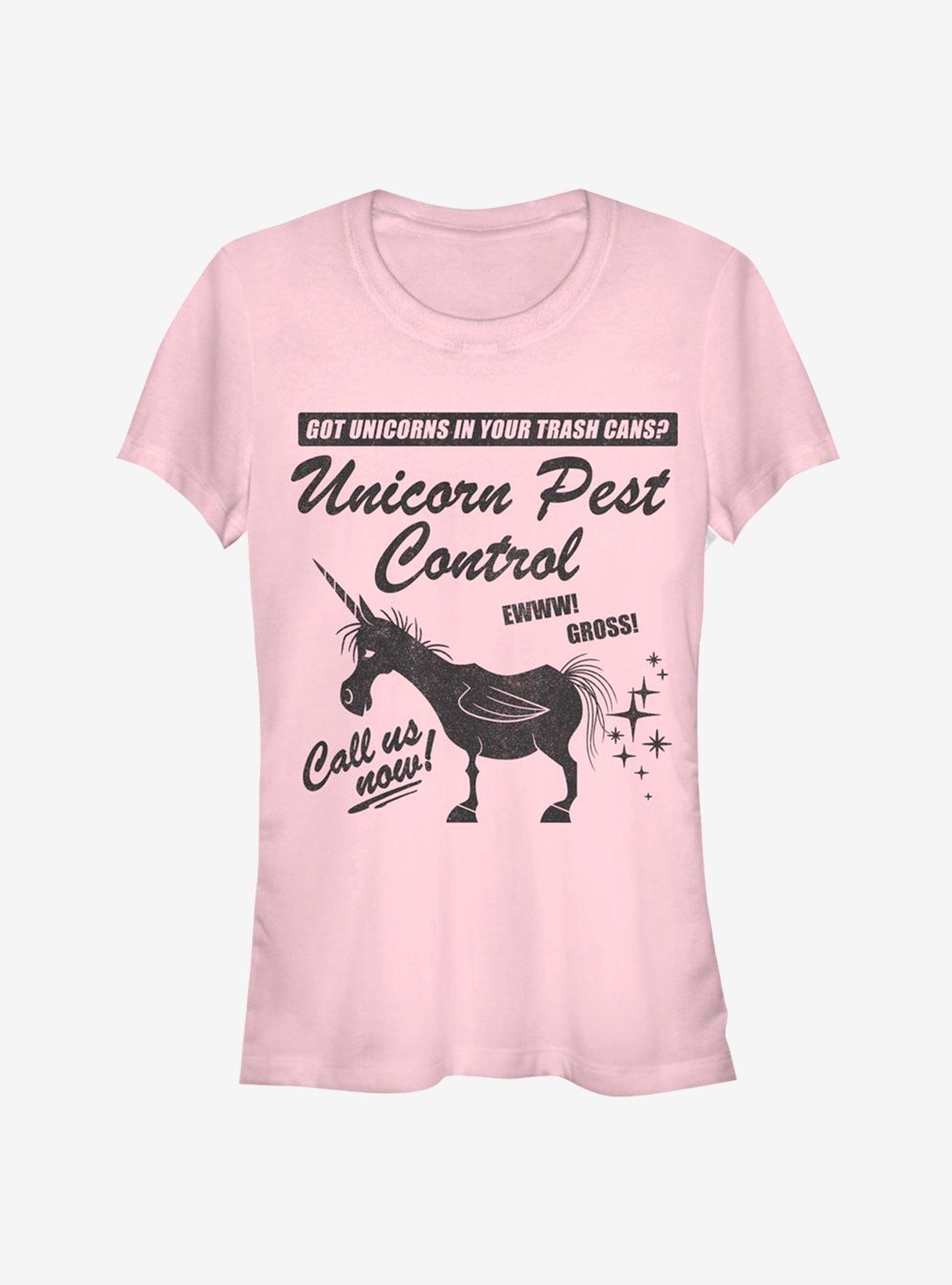 Disney Pixar Onward Unicorn Pest Control Girls T-Shirt, LIGHT PINK, hi-res