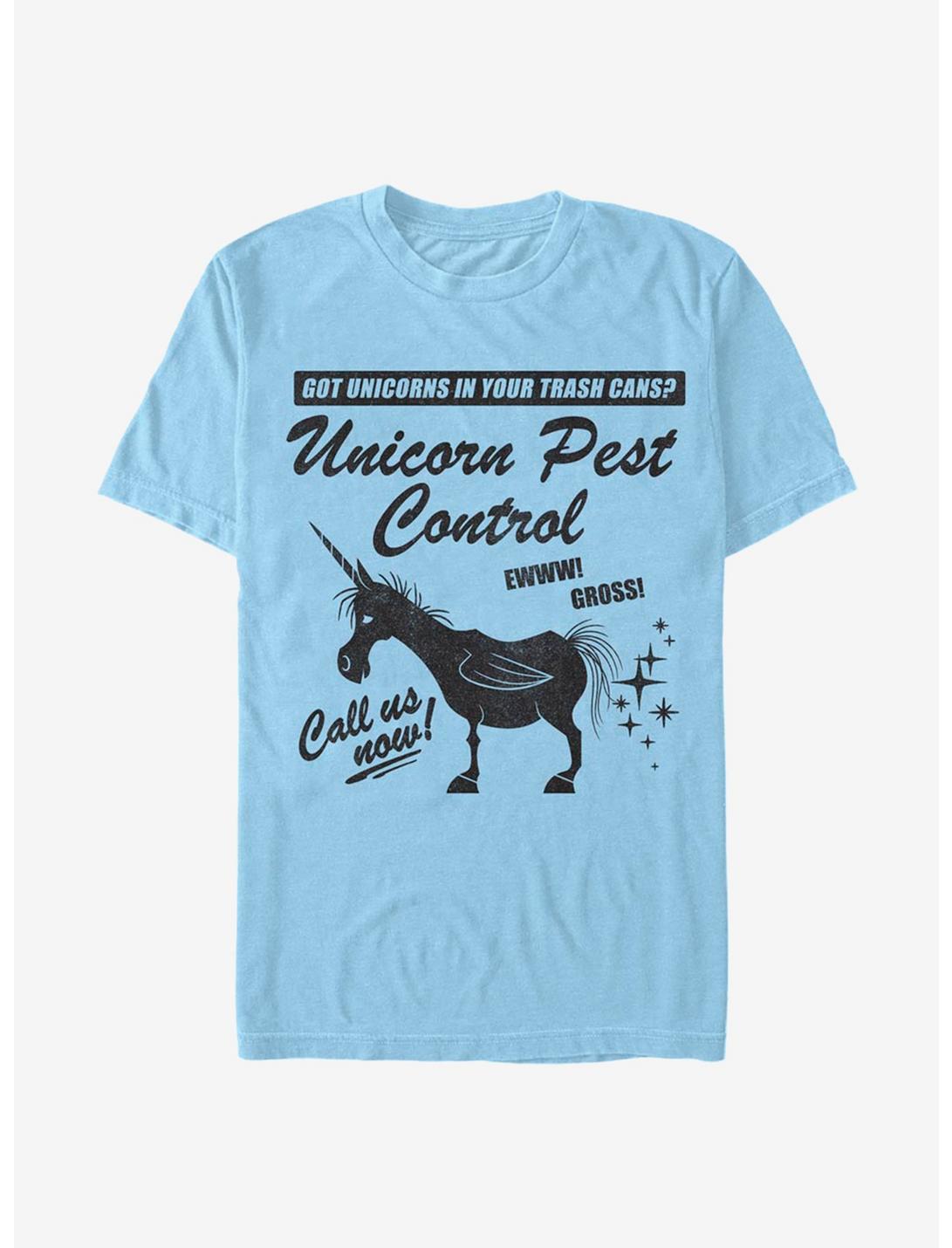 Disney Pixar Onward Unicorn Pest Control T-Shirt, LT BLUE, hi-res
