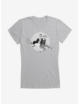 Archie Comics Archie And Sabrina Over The Moon GIrls T-Shirt, HEATHER, hi-res
