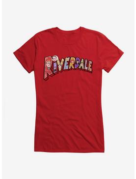 Archie Comics Riverdale Postcard Logo GIrls T-Shirt, , hi-res
