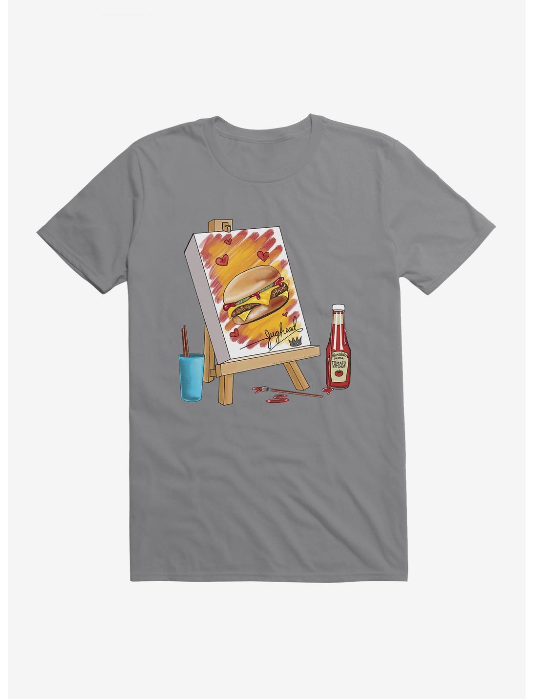 Archie Comics Burger Painting T-Shirt, STORM GREY, hi-res
