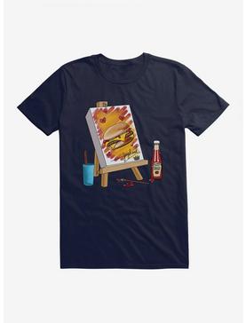 Archie Comics Burger Painting T-Shirt, NAVY, hi-res
