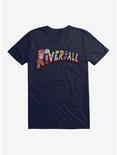 Archie Comics Riverdale Postcard Logo T-Shirt, NAVY, hi-res