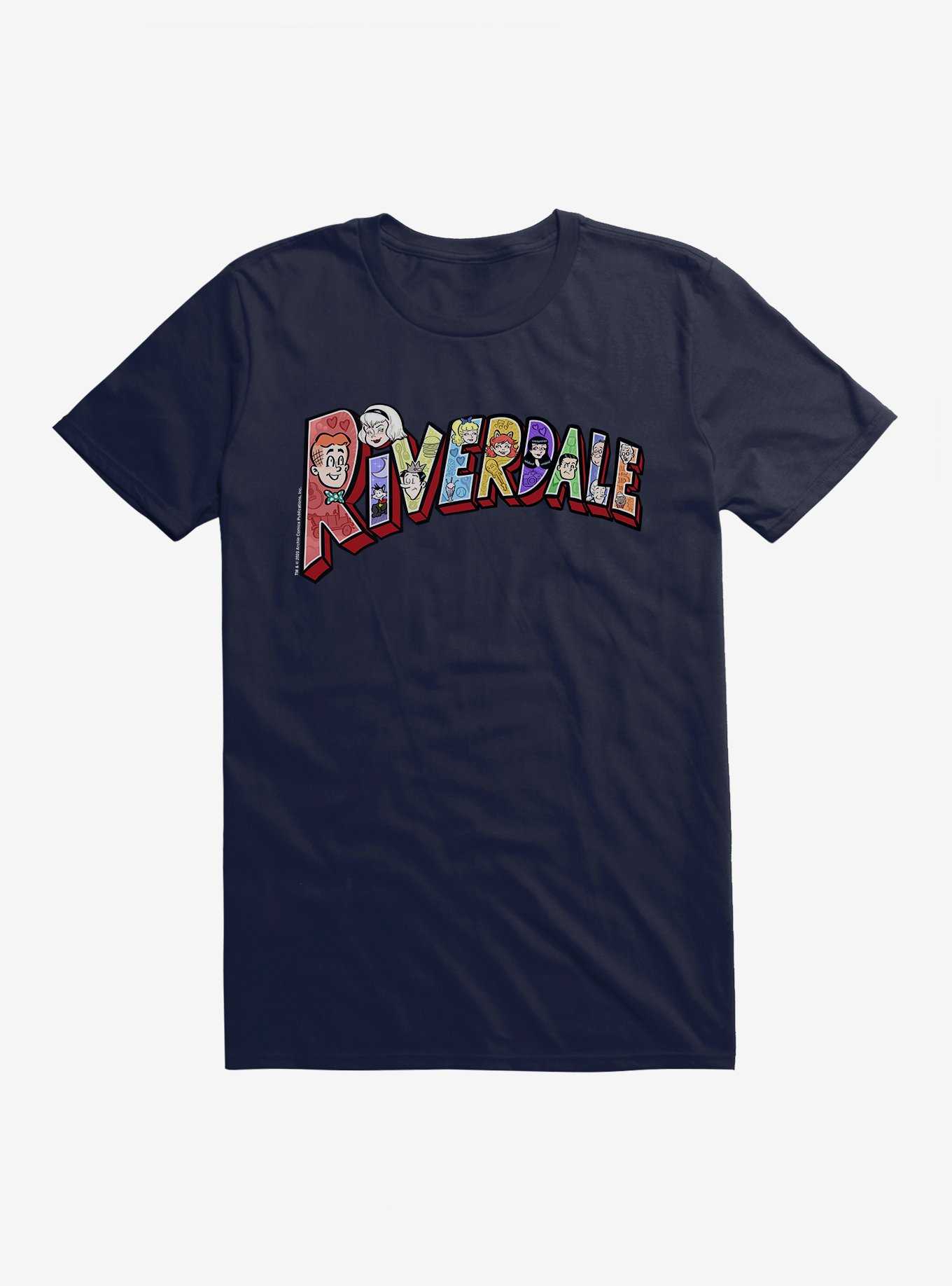 Archie Comics Riverdale Postcard Logo T-Shirt, , hi-res